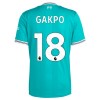Fodboldtøj Liverpool Gakpo 18 Tredjetrøje 2025-26